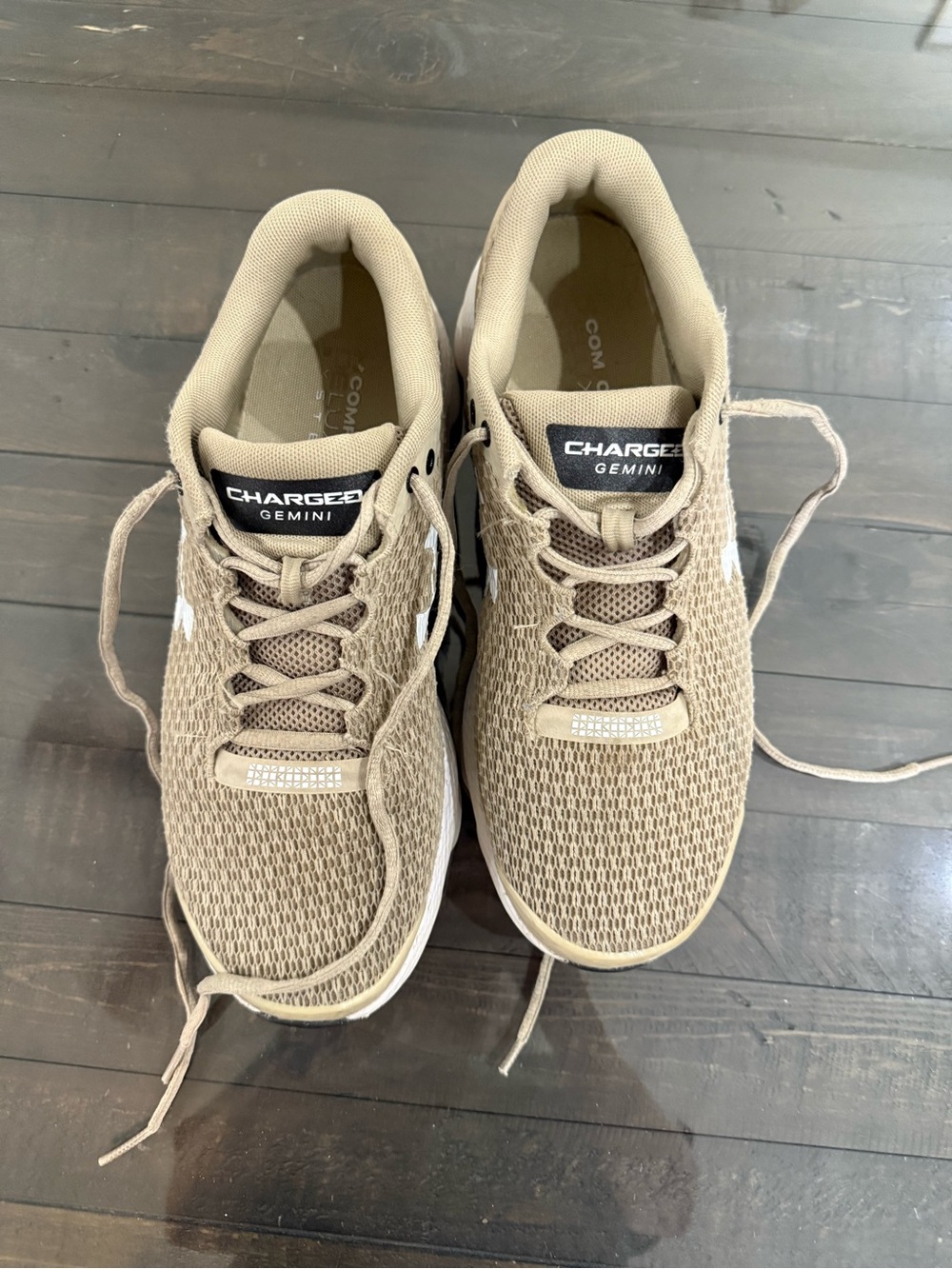 Under Armour Charged Gemini Athletic Shoes - Tan